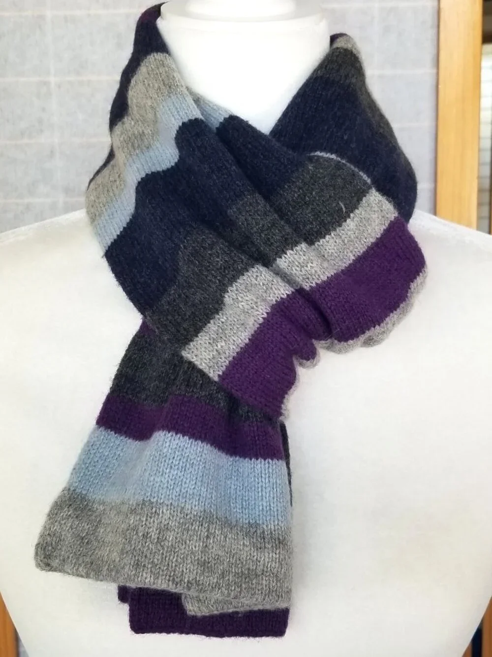 Men's Lambswool Winter Scarf American Eagle Rectangular 55